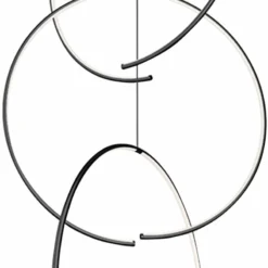 Torc™ 24 3/4"W Satin Black 3-Light LED Pendant Light -Outlet The Radiantix Store torc trade 24 and three quarter inchw satin black 3 light led pendant light 94t75views1