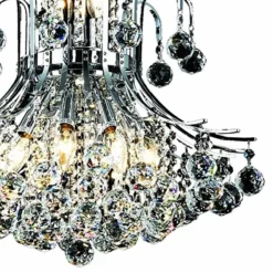 Toureg 19" Wide Chrome And Crystal 10-Light Chandelier 5 Toureg 19" Wide Chrome And Crystal 10-Light Chandelier -Outlet The Radiantix Store toureg 19 inch wide chrome and crystal 10 light chandelier 39v31views1