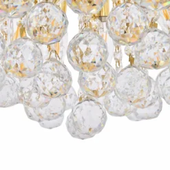 Toureg 19" Wide Gold And Crystal 10-Light Chandelier -Outlet The Radiantix Store toureg 19 inch wide gold and crystal 10 light chandelier 39v33views1