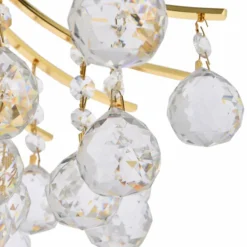 Toureg 19" Wide Gold And Crystal 10-Light Chandelier -Outlet The Radiantix Store toureg 19 inch wide gold and crystal 10 light chandelier 39v33views3