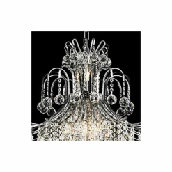 Toureg 31" Wide Chrome And Crystal 15-Light Chandelier -Outlet The Radiantix Store toureg 31 inch wide chrome and crystal 15 light chandelier 8m105views1