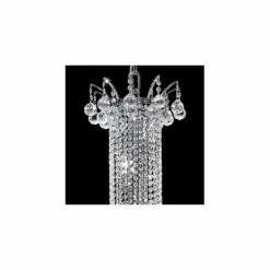Toureg 35" Wide Chrome 16-Light Crystal Chandelier -Outlet The Radiantix Store toureg 35 inch wide chrome 16 light crystal chandelier 15f47views2