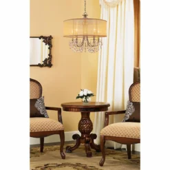Hampton Collection Antique Brass 24" Wide Chandelier