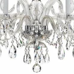 Traditional Crystal 22" Wide Chrome 5-Light Chandelier -Outlet The Radiantix Store traditional crystal 22 inch wide chrome 5 light chandelier 41k36views1