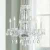Traditional Crystal 23"W Polished Chrome 6-Light Chandelier -Outlet The Radiantix Store traditional crystal 23 inchw polished chrome 6 light chandelier 62e74cropped