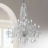 Traditional Crystal 37 1/2" Wide Chrome 12-Light Chandelier 1 Traditional Crystal 37 1/2" Wide Chrome 12-Light Chandelier -Outlet The Radiantix Store traditional crystal 37 and one half inch wide chrome 12 light chandelier 6k560cropped
