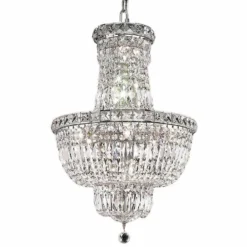 Tranquil 18" Wide Chrome And Clear Crystal 3-Tier Chandelier 5 Tranquil 18" Wide Chrome And Clear Crystal 3-Tier Chandelier -Outlet The Radiantix Store tranquil 18 inch wide chrome and clear crystal 3 tier chandelier 66d11
