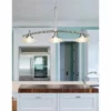 Structures Nickel 37 1/2" Wide 3-Light Island Chandelier 1 Structures Nickel 37 1/2" Wide 3-Light Island Chandelier -Outlet The Radiantix Store transitional kitchen 57986