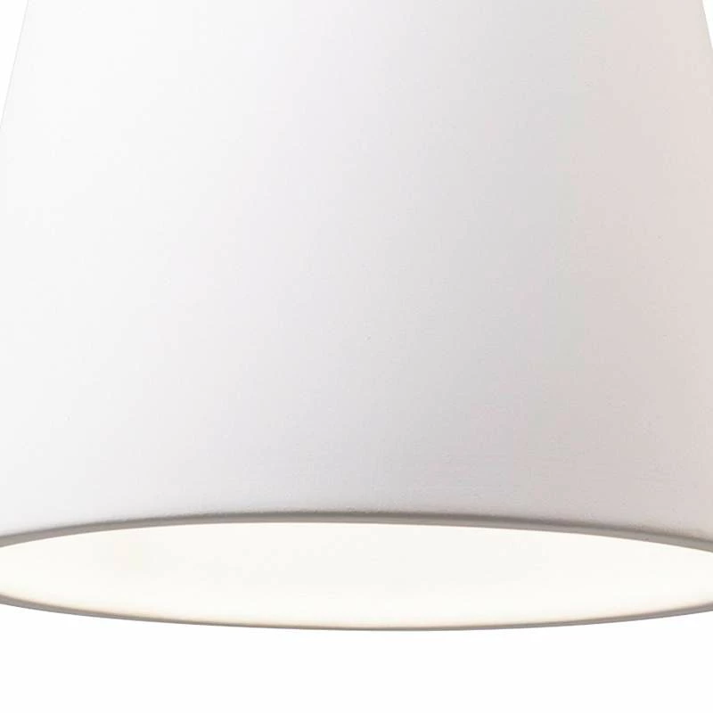 Trapezoid 7 3/4" Wide Bisque Ceramic LED Mini Pendant Light 4 Trapezoid 7 3/4" Wide Bisque Ceramic LED Mini Pendant Light - Image 2