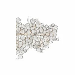 Trento 55 3/4" Wide Champagne Silver 15-Light Oval Chandelier -Outlet The Radiantix Store trento 55 and three quarter inch wide champagne silver 15 light oval chandelier 47n41views1
