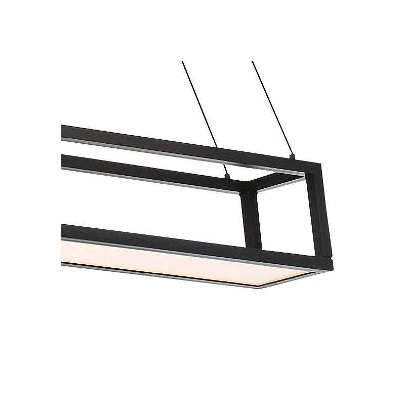Trick Box 47 1/4"W Black LED Kitchen Island Light Pendant 5 Trick Box 47 1/4"W Black LED Kitchen Island Light Pendant - Image 3