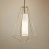 Troy Silhouette 16" Gold And White Glass Modern Geometric Pendant -Outlet The Radiantix Store troy silhouette 16 inch gold and white glass modern geometric pendant 1w074cropped
