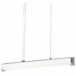 Tube 30"W Brushed Nickel LED Kitchen Island Light Pendant