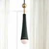 Tupelo 2 1/2" Wide Aged Brass And Black LED Mini Pendant -Outlet The Radiantix Store tupelo 2 and one half inch wide aged brass and black led mini pendant 21h75cropped
