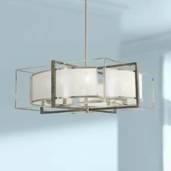 Tyson's Gate 30" Wide Brushed Nickel Pendant Light