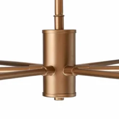 Uolin 23" Wide Gold 6-Light Linear Chandelier -Outlet The Radiantix Store uolin 23 inch wide gold 6 light linear chandelier 206e3views3