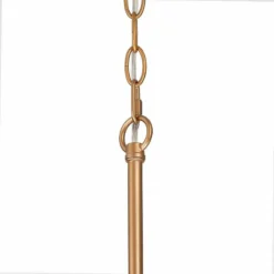 Uolin 23" Wide Gold 6-Light Linear Chandelier -Outlet The Radiantix Store uolin 23 inch wide gold 6 light linear chandelier 206e3views4