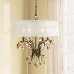 Uttermost Alenya 4-Light 21" Wide Burnished Gold Chandelier