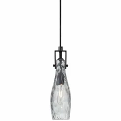 Uttermost Campester 9" Wide Black And Clear Mini Pendant -Outlet The Radiantix Store uttermost campester 9 inch wide black and clear mini pendant 8r526views3