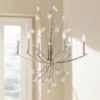 Uttermost Juliette 26 3/4" Wide Silver 6-Light Chandelier -Outlet The Radiantix Store uttermost juliette 26 and three quarter inch wide silver 6 light chandelier 94n15cropped