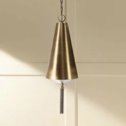 Uttermost Nador Antique Brass Pendant Light