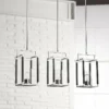 Uttermost Newburgh Polished Nickel 3-Light Pendant -Outlet The Radiantix Store uttermost newburgh polished nickel 3 light pendant 84w95cropped