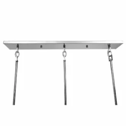 Uttermost Newburgh Polished Nickel 3-Light Pendant -Outlet The Radiantix Store uttermost newburgh polished nickel 3 light pendant 84w95views1