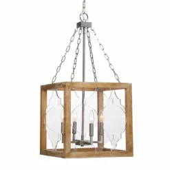 Uttermost Perspex Brushed Nickel 4-Light Pendant Light -Outlet The Radiantix Store uttermost perspex brushed nickel 4 light pendant light 84x06views4