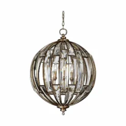 Outlet The Radiantix Store -Outlet The Radiantix Store uttermost vicentina 22 inch wide silver champagne leaf pendant 5f266