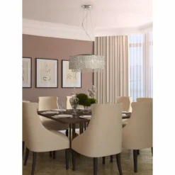 ET2 Spiral 22 1/2" Wide 10-Light Crystal Pendant Light