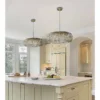 Maxim Arabesque 24" Wide Golden Silver Pendant Light -Outlet The Radiantix Store v3356 transitional kitchen