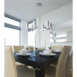 Maxim Silo 27" Wide Polished Chrome Chandelier