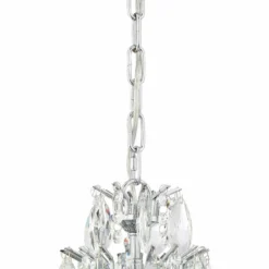 Valentina 16 1/2" Wide Chrome And Crysta 10-Light Chandelier -Outlet The Radiantix Store valentina 16 and one half inch wide chrome and crysta 10 light chandelier 71v01views2