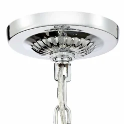 Valentina 16 1/2" Wide Chrome And Crysta 10-Light Chandelier -Outlet The Radiantix Store valentina 16 and one half inch wide chrome and crysta 10 light chandelier 71v01views3