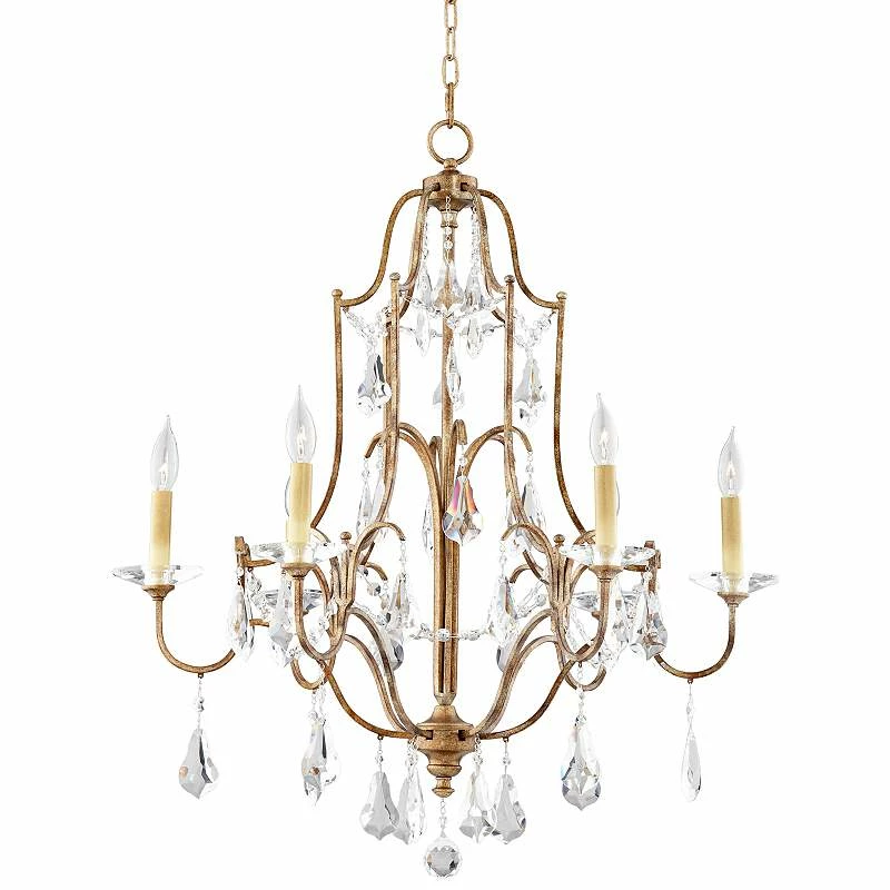 Valentina 28 1/2" Oxidized Bronze Traditional Crystal Chandelier 4 Valentina 28 1/2" Oxidized Bronze Traditional Crystal Chandelier - Image 2