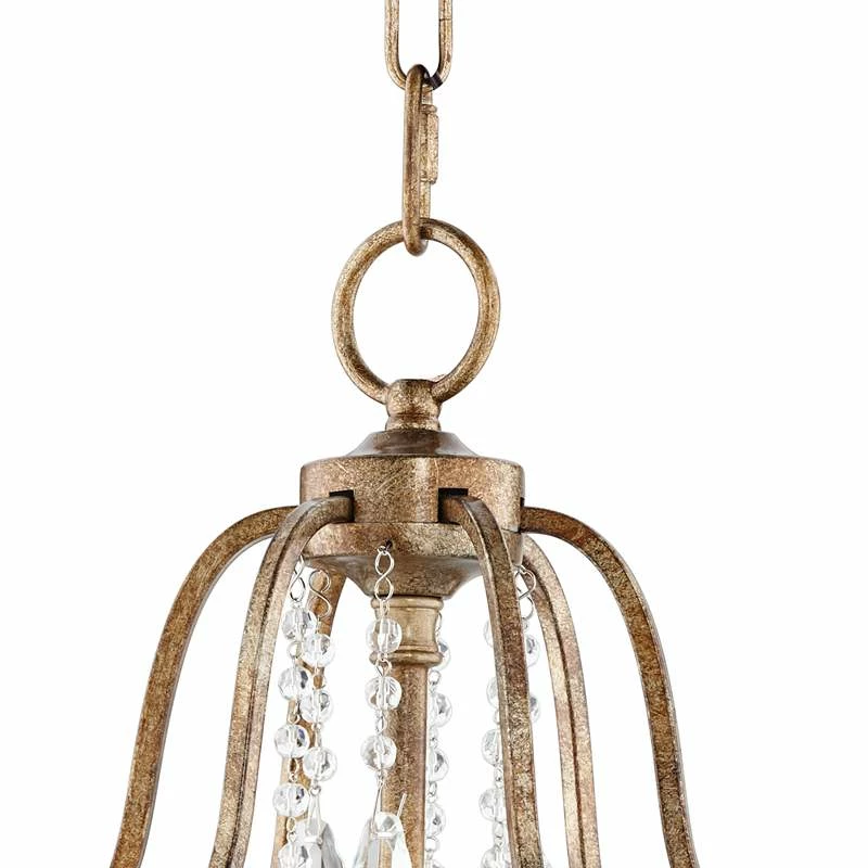 Valentina 28 1/2" Oxidized Bronze Traditional Crystal Chandelier 7 Valentina 28 1/2" Oxidized Bronze Traditional Crystal Chandelier - Image 5