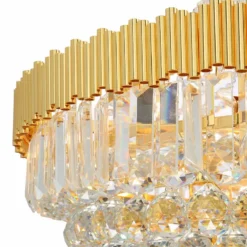 Valentina 31 1/4" Wide Gold And Crystal 24-Light Chandelier -Outlet The Radiantix Store valentina 31 and one quarter inch wide gold and crystal 24 light chandelier 71v05views1
