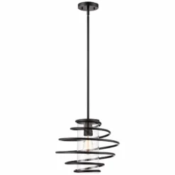 Vansbro Collection 14 1/2" Wide Black Mini Pendant Light -Outlet The Radiantix Store vansbro collection 14 and one half inch wide black mini pendant light y2316