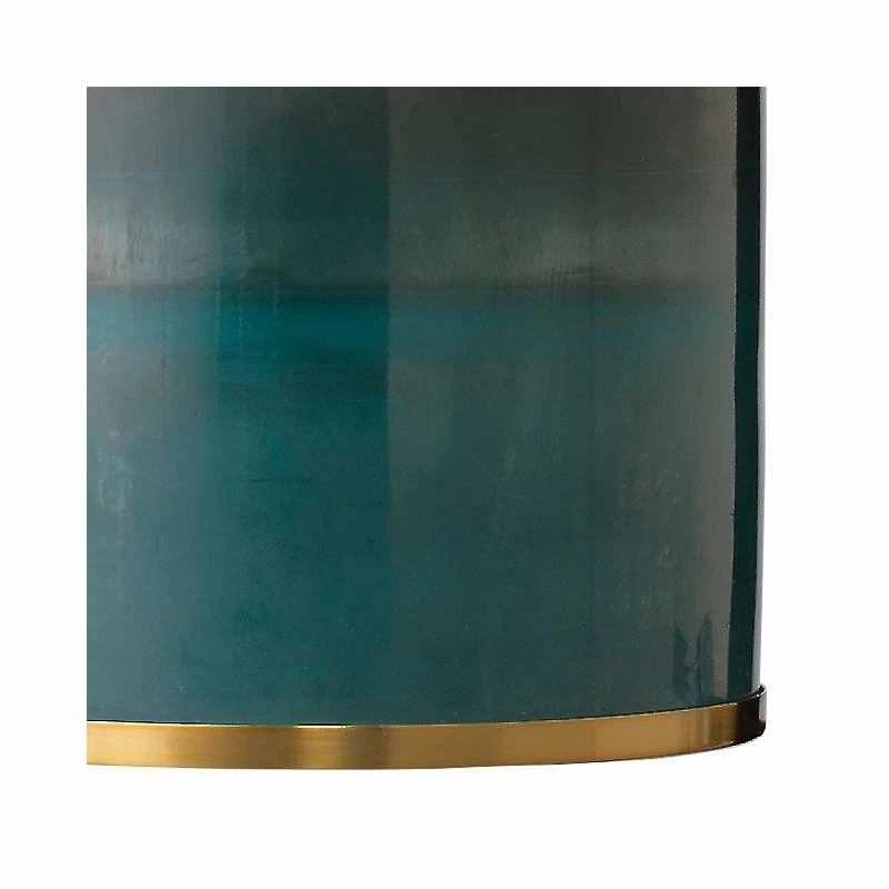 Vapor 8 1/2" Wide Aqua Metallic Glass Medium Mini Pendant 5 Vapor 8 1/2" Wide Aqua Metallic Glass Medium Mini Pendant - Image 3