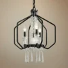 Varaluz Barcelona 18"W Onyx 4-Light Crystal Pendant Light -Outlet The Radiantix Store varaluz barcelona 18 inchw onyx 4 light crystal pendant light 74g07cropped