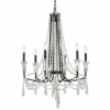 Varaluz Barcelona 27" Wide Onyx Crystal 6-Light Chandelier 1 Varaluz Barcelona 27" Wide Onyx Crystal 6-Light Chandelier -Outlet The Radiantix Store varaluz barcelona 27 inch wide onyx crystal 6 light chandelier 86f87