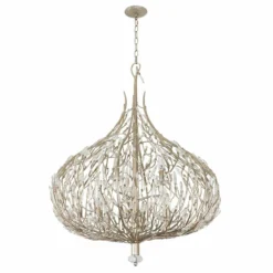 Varaluz Bask 32" Wide Gold Dust Crystal Pendant Light -Outlet The Radiantix Store varaluz bask 32 inch wide gold dust crystal pendant light 9m979views3