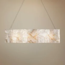 Varaluz Big 36" Wide Kabebe Shell Linear Pendant Light
