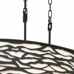 Varaluz Casa Kato 36" Wide Carbon Black 6-Light Oval Pendant -Outlet The Radiantix Store varaluz casa kato 36 inch wide carbon black 6 light oval pendant 488k1views2