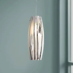 Varaluz Chroman Empire 5 1/2" Wide Modern Glass Mini-Pendant