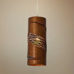 Varaluz Flow 4" Wide Hammered Ore Mini Pendant Light