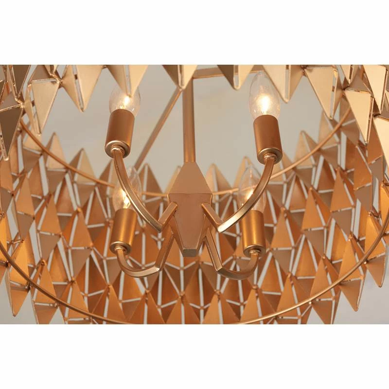 Varaluz Forever 18" Wide French Gold Drum Pendant Light 7 Varaluz Forever 18" Wide French Gold Drum Pendant Light - Image 5