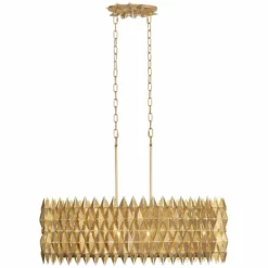 Varaluz Forever 35 1/2"W French Gold Island Pendant Light