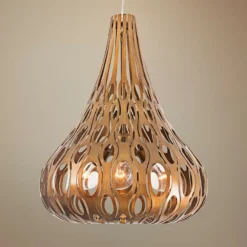 Varaluz Masquerade 18" Wide Hammered Ore Pendant Light