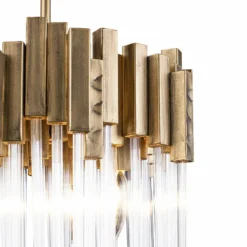 Varaluz Matrix 14" Wide Havana Gold And Fluted Glass Pendant 7 Varaluz Matrix 14" Wide Havana Gold And Fluted Glass Pendant -Outlet The Radiantix Store varaluz matrix 14 inch wide havana gold and fluted glass pendant 69p57views1